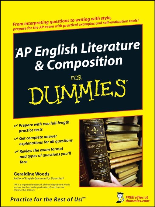 Cover image for AP English Literature & Composition For Dummies
